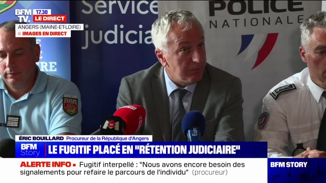 Traque à Angers: le fugitif a été placé en rétention