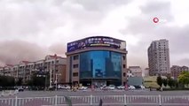 O ülkede dev kum fırtınası çıktı