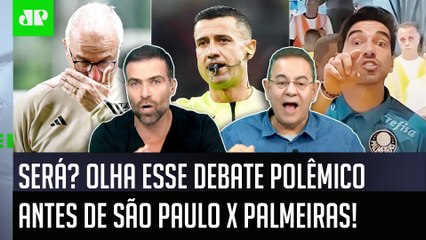 "ISSO JÁ É UMA POLÊMICA, cara! VAMOS VER se o árbitro desse São Paulo x Palmeiras..." VEJA DEBATE!