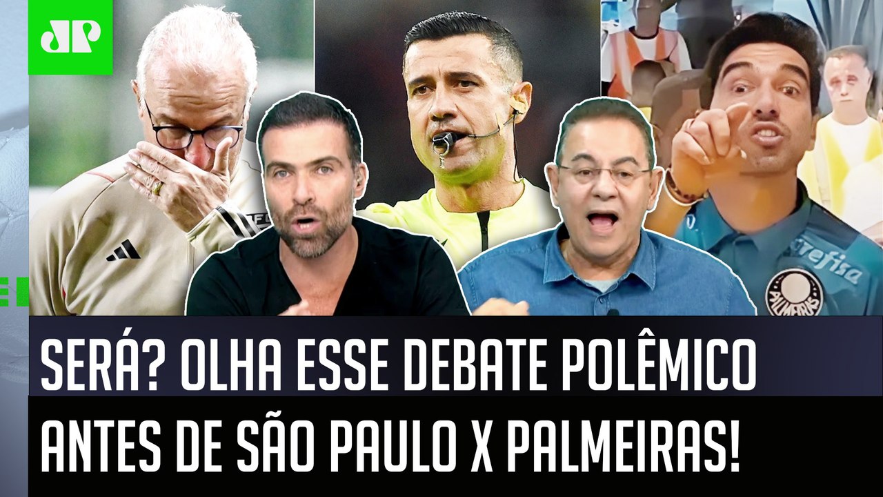 "ISSO JÁ É UMA POLÊMICA, cara! VAMOS VER se o árbitro desse São Paulo x Palmeiras..." VEJA DEBATE!
