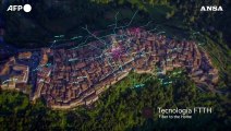 Con Open Fiber Enea e Ingv, Pitigliano diventa un borgo smart