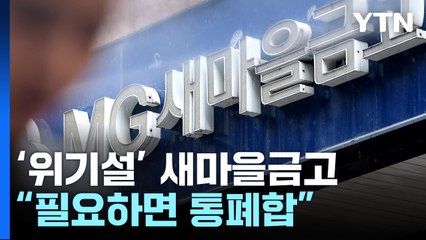 '부실 우려' 새마을금고 특별검사..."필요하면 통폐합도" / YTN