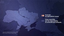 Carte animée : presque 500 jours d'invasion russe de l'Ukraine