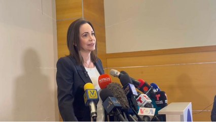 Rueda de prensa de María Corina Machado