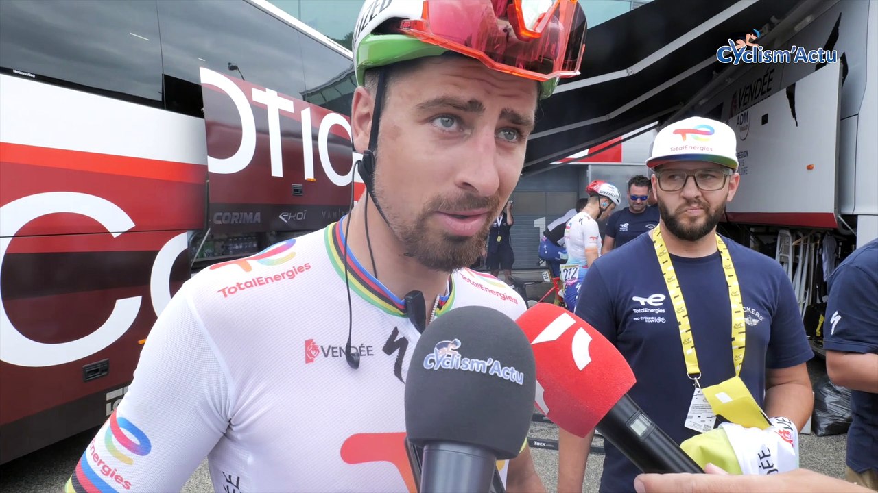 Tour de France 2023 - Peter Sagan à l'arrivée de la 4e étape du Tour et avant les Pyrénées