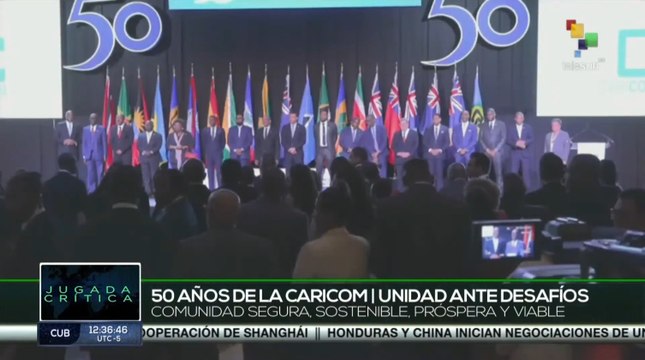 Jugada Crítica 04-07: Caricom celebra 50 años de retos e integración