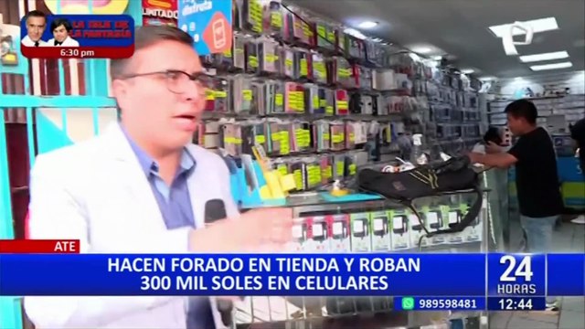 Ate: delincuentes se llevan celulares valorizados en más de 300 mil soles