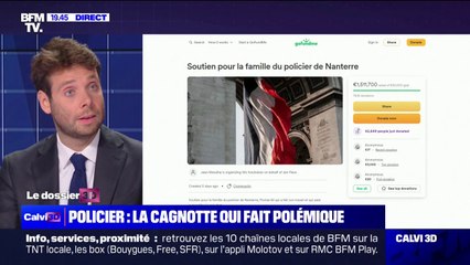Mort de Nahel: la cagnotte pour le policier auteur du tir sera clôturée ce soir selon son organisateur