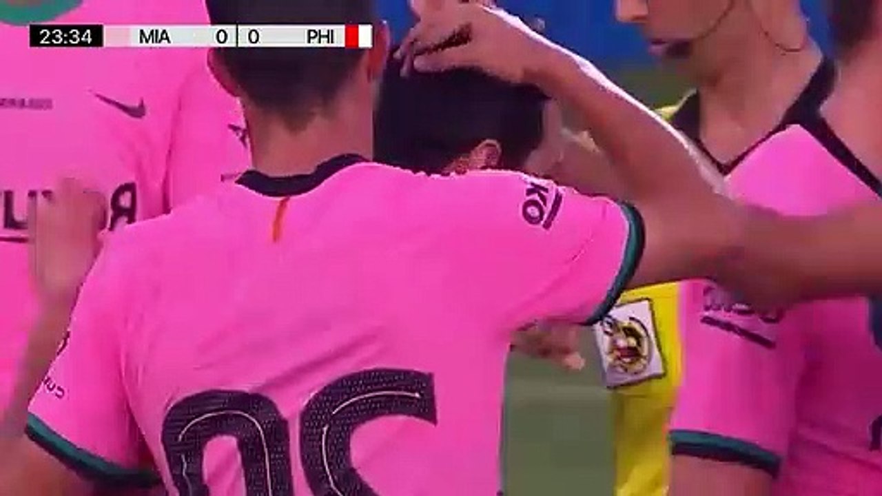 LIONEL MESSI FIRST GOALS for INTER MIAMI CF vs. PHILADELPHIA
