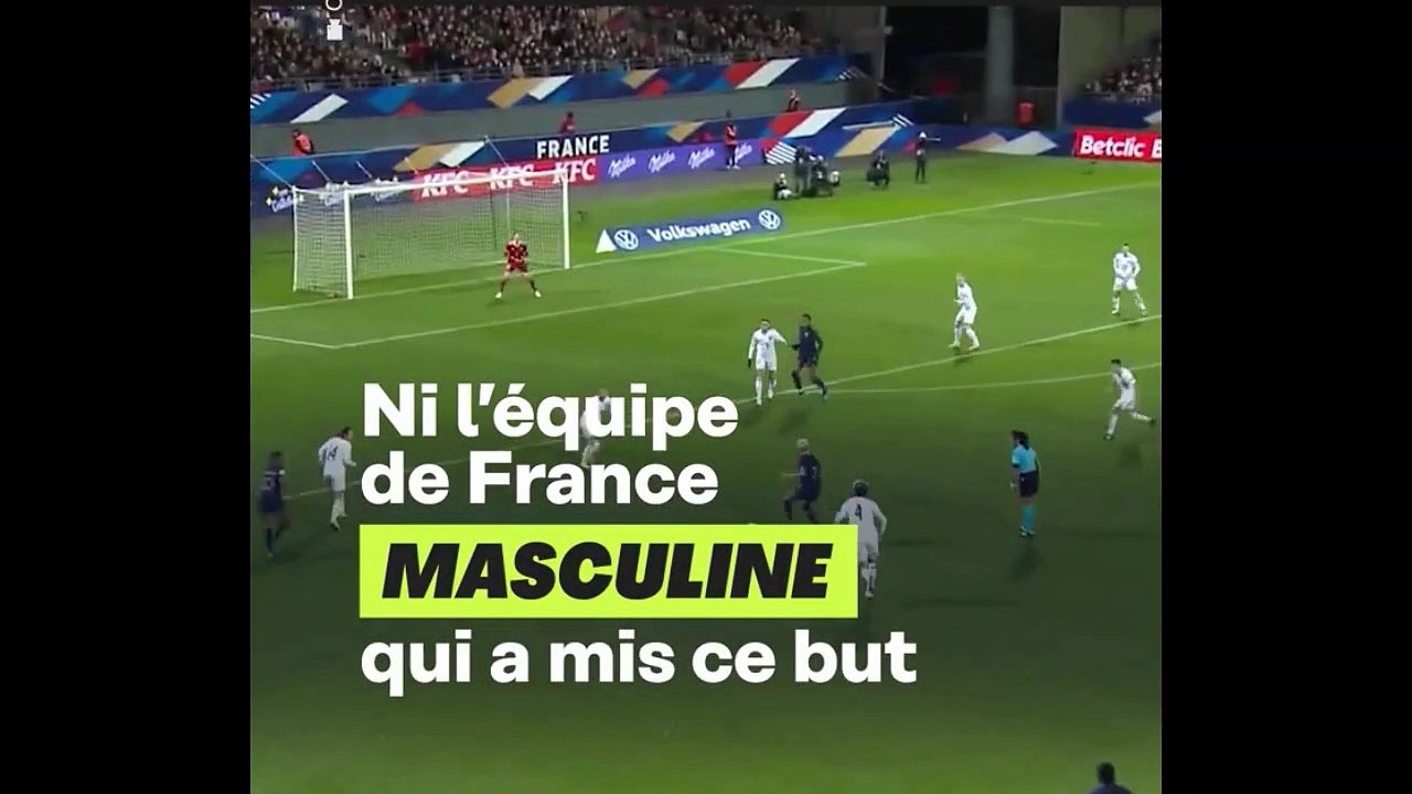 Vous pensez que c'est l'équipe de france mascu...