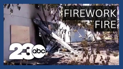 Illegal fireworks possible cause of Merced house fire