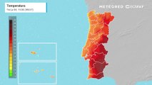 Prevê-se uma pequena subida da temperatura na quarta-feira, 5 de julho, em Portugal continental