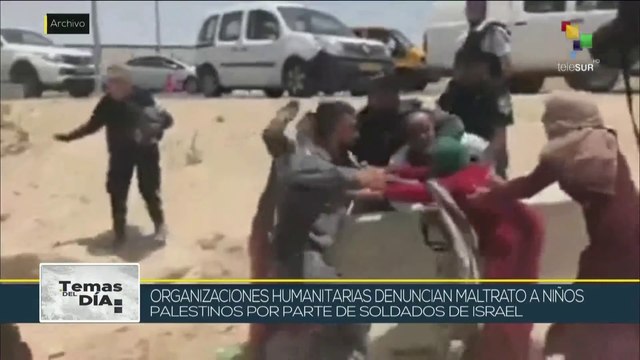 Temas Del Día 10-07: El 80% de los niños palestinos detenidos por fuerzas israelitas sufre violaciones de DD.HH.