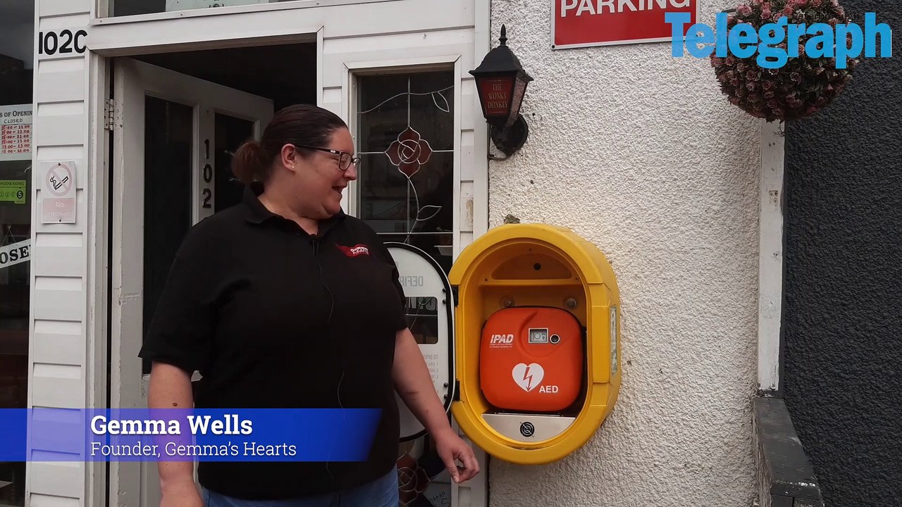 Gemma's Hearts defib charity video Dailymotion