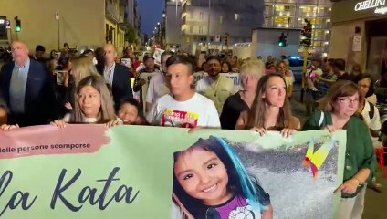 Kata scomparsa, il corteo a Firenze un mese dopo