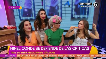 Ninel Conde se defiende de las críticas por cantar "Sálvame"