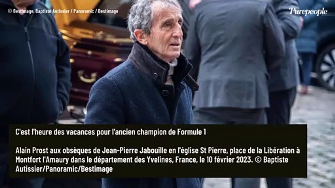 Alain Prost : Vacances de rêve sur un bateau en pleine mer avec sa femme et sa ravissante fille Victoria
