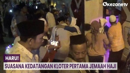 Download Video: Kedatangan Jemaah Haji Kloter Pertama Bangkalan Disambut Tangis Haru Keluarga