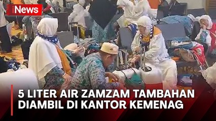 Menag Yaqut Cholil Pastikan Jemaah Haji Dapat Tambahan 5 Liter Air Zamzam