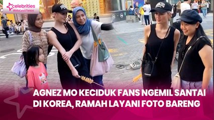 Agnez Mo Keciduk Fans Ngemil Santai di Korea, Ramah Layani Foto Bareng