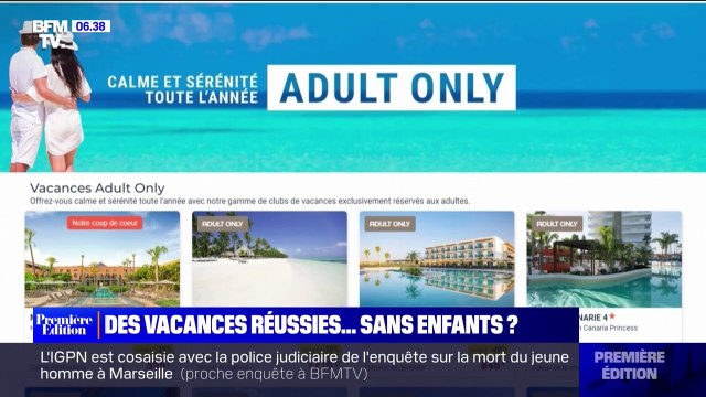 Le nouveau succès des vacances Adult Only
