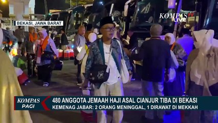 Tiba di Asrama Haji Bekasi, 480 Jemaah Asal Cianjur Langsung Dijemput Petugas PPIH Daerah