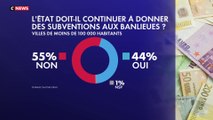 48% pour l'arrêt des subventions aux banlieues