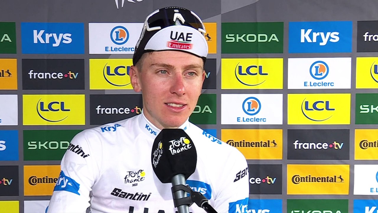 Tour de France 2023 - Tadej Pogacar : "Laruns, un bon souvenir car c'était ma première victoire d'étape sur le Tour"