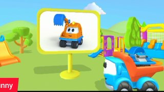 Creative video | gaming video | video for kids | Car toy - Learn Color with Tractor, fire truck, excavator, crane, concrete mixer truck Toy for kids