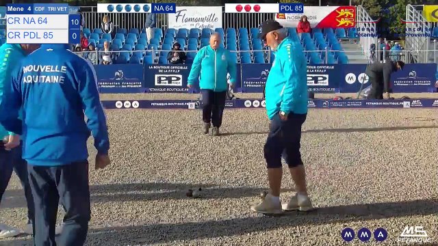 CHAMPT DE FRANCE TRIP VETERANS - FLAMANVILLE 2023 - poule NVLLE AQUITAINE VS PDL