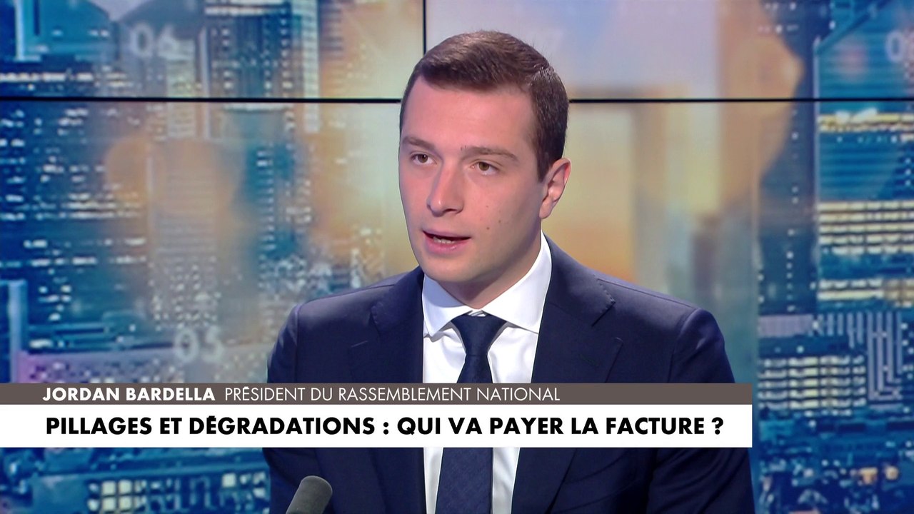 Jordan Bardella : «Le sentiment que donne le gouvernement, c'est qu'il y a une prime à l'émeute.»