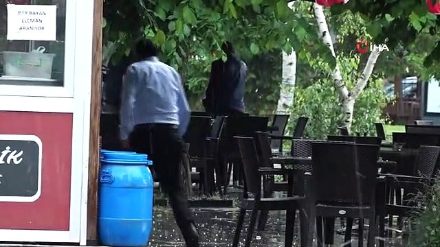 Ardahan'da Dolu Yağışı Tarım Arazilerine Zarar Verdi