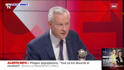 Violences: "Il faut engager la responsabilité des parents, de manière efficace et juste", affirme Bruno Le Maire