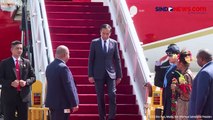 Tiba di Port Moresby Papua Nugini, Presiden Jokowi Disambut PM James Marape