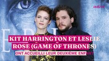 Kit Harrington et Rose Leslie (Game of thrones) ont accueilli leur deuxième enfant