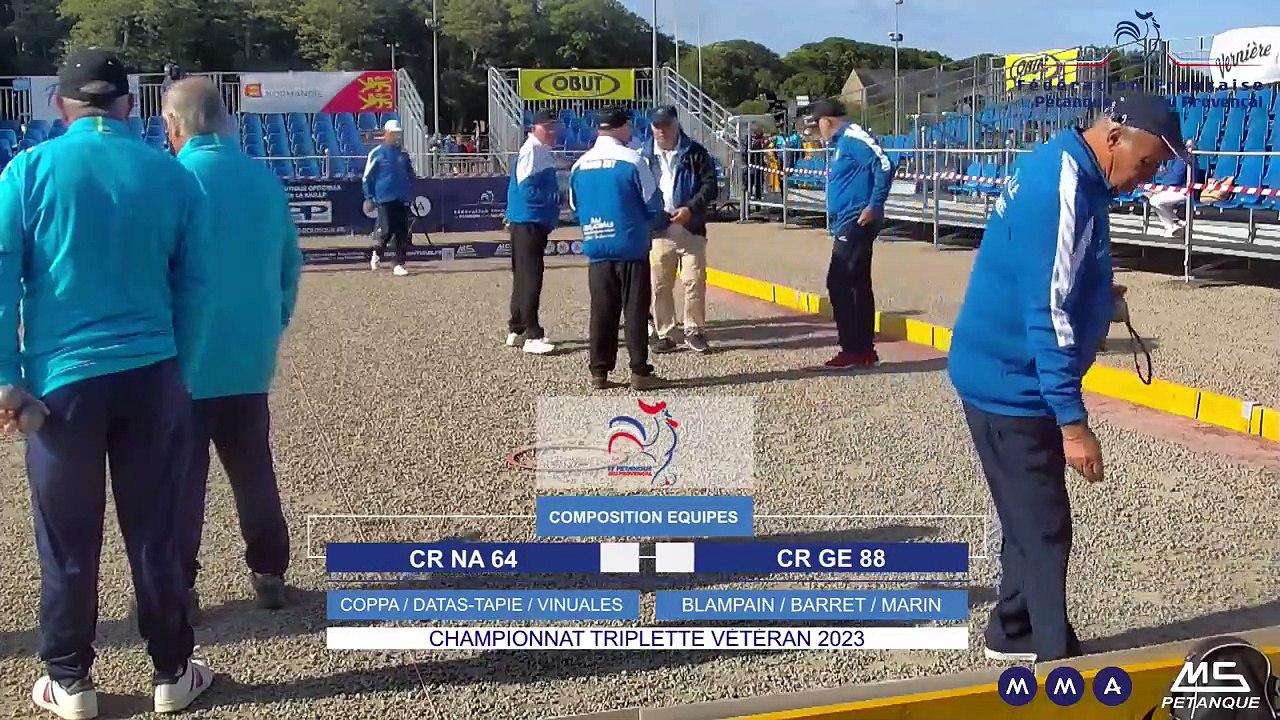 CHAMPT DE FRANCE TRIP VETERANS - FLAMANVILLE 2023 - poule NLLE A VS CR GD EST