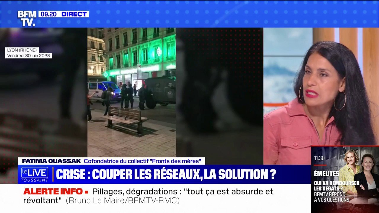 Proposition d'Emmanuel Macron de "couper" les réseaux sociaux: "Ça fait partie de ce process de diversion" pour Fatima Ouassak, cofondatrice du collectif "Fronts des mères"