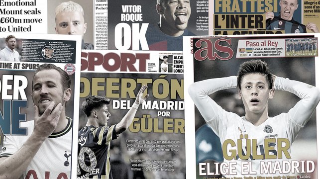 La victoire surprise du Real Madrid sur le Barça pour Arda Güler choque l’Espagne, le Bayern toujours confiant pour Harry Kane