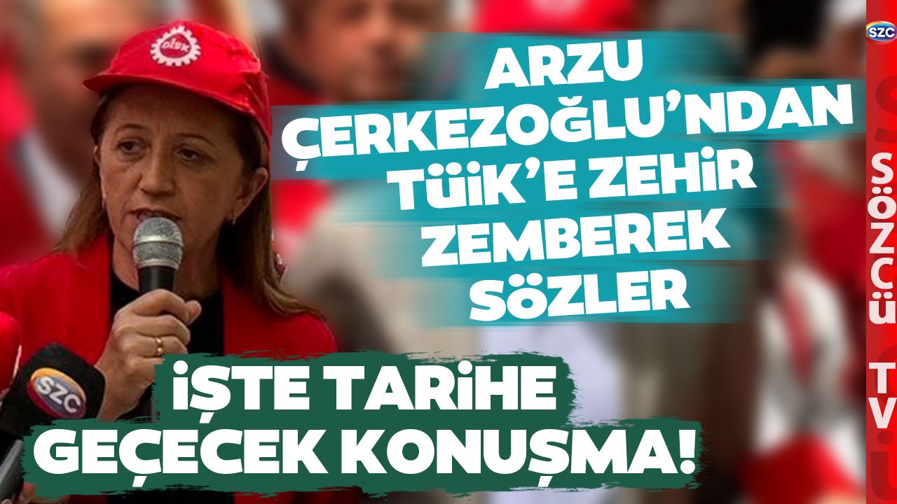 Arzu Çerkezoğlu TÜİK Binasının Önünde TÜİK'i Yerden Yere Vurdu! İşte Tarihi Sözleri