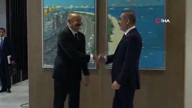Bakan Fidan, Azerbaycan Cumhurbaşkanı Aliyev tarafından kabul edildi