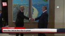 Hakan Fidan, Bakü'de İlham Aliyev ile görüştü