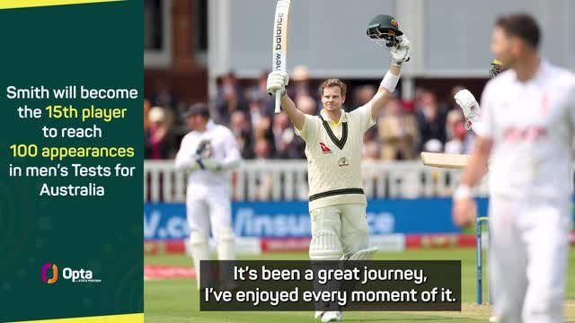 Smith sets goal of winning the Ashes on his 100th Test