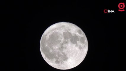 Bursa’da dolunay görenleri mest etti