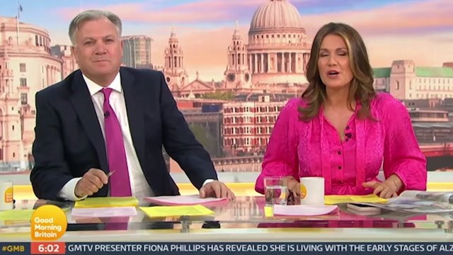 GMB host Susanna Reid leads messages of support to former GMTV presenter Fiona Phillips, 62, following her Alzheimer's diagnosis