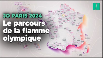 Le parcours de la flamme olympique pour les JO de Paris 2024 a été dévoilé,  le voici