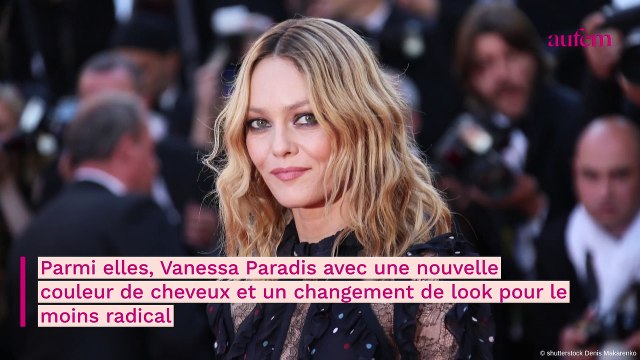 Vanessa Paradis surprenante, elle change radicalement de couleur de cheveux