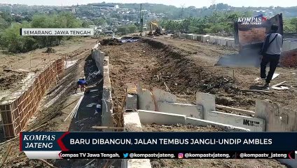 Baru Dibangun, Jalan Tembus Jangli-Undip Ambles