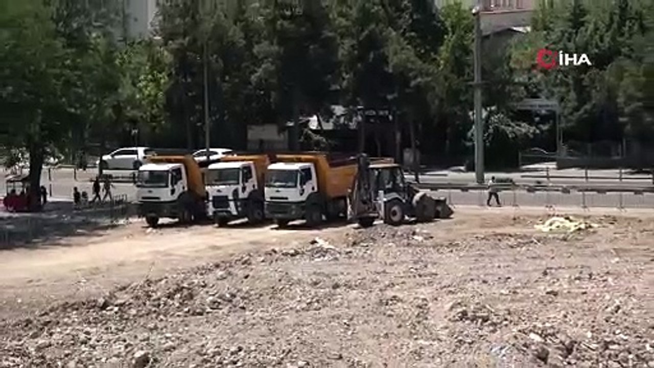89 kişiye mezar olan Galeria Sitesi’nde numune alınması için çalışmalar başladı