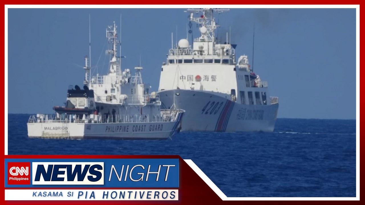PCG: China coast guard hinarang ang mga barko ng Pilipinas