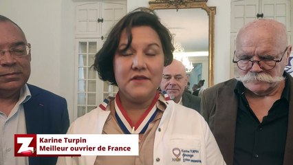 Karine Turpin, la brodeuse Meilleur Ouvrier de France